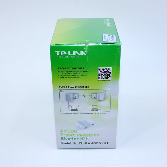 TP-Link AV500 Nano 2-port Powerline Adapter, up to 500Mbps - Picture 2 of 4